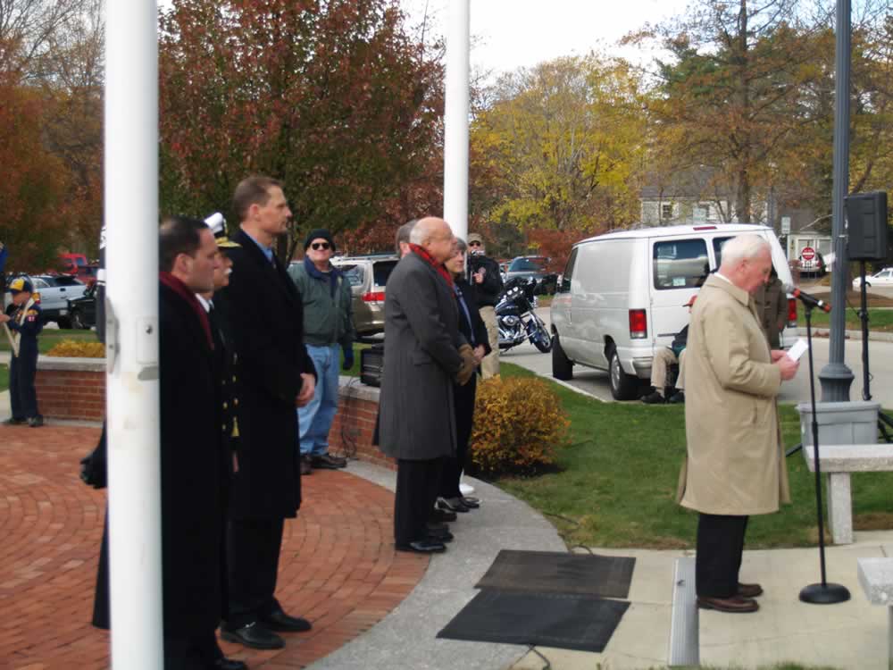 Moderator ODonnell calls the ceremony to order